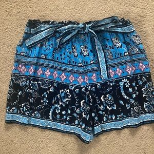 🌟2 for$10- Rayon Shorts with tie waist never worn. NWOT